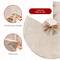 Glitzhome® Faux Rabbit Fur Christmas Tree Skirt